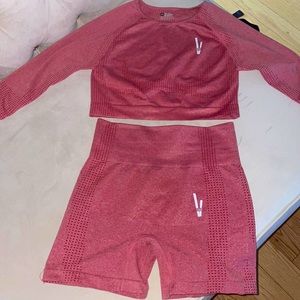 Two piece workout outfit